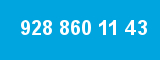 928 860 11 43 928 860 11 43